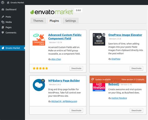 Class envato market api - Envato Market. Video. Web Themes & Templates Code ... Our themes and templates are produced by world-class creators (or Authors ... Envato Market Terms Licenses Market API Become an affiliate Help Help Center Authors Our Community Community Blog Forums Meetups Meet Envato About Envato Careers ...